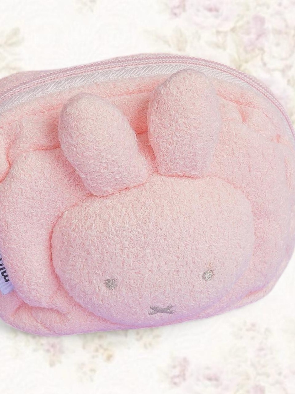 Pink Plush Miffy Pouch